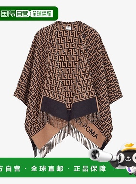 香港直邮Fendi 芬迪 女士 斗篷 FXX723AQCW brown棕色 舒适时尚