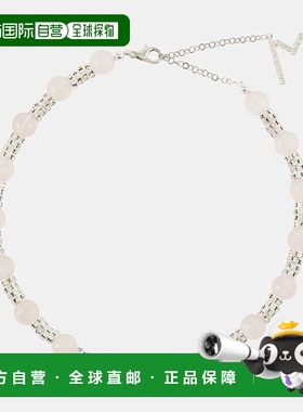 1h可退 香港直邮magda butrym 女士 精饰玫瑰色石英石项链 001336