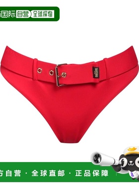 香港直邮Moschino 莫斯奇诺 女士 比基尼 RED 红色时尚舒适性感