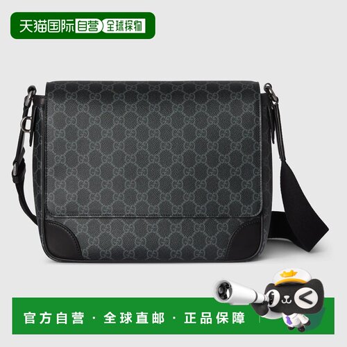 自营欧洲直邮Gucci/古驰 男士GG标志中号单肩包卡包背包钱包男包