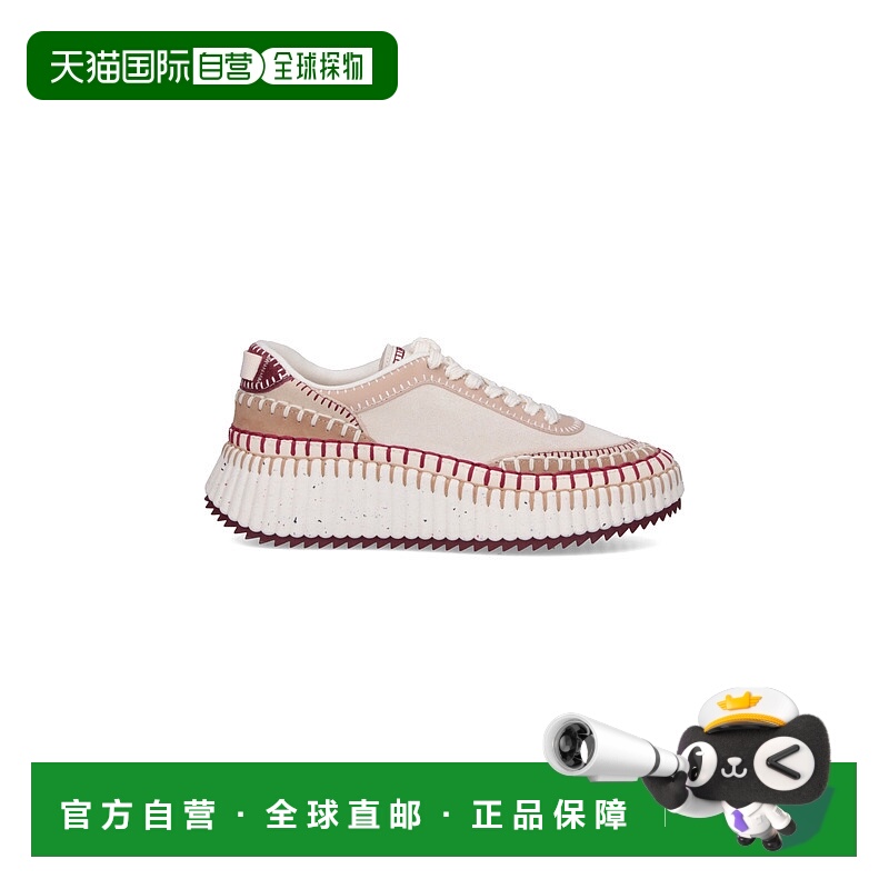 1h可退 香港直邮Chloe 蔻依 女士 Chloe 白色运动鞋 C24A00RMS