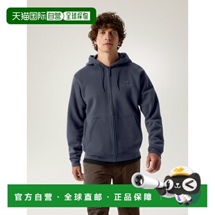 欧洲直邮Arc'teryx 始祖鸟 EMBLEM HOODY 全开襟拉链抓绒连帽衫