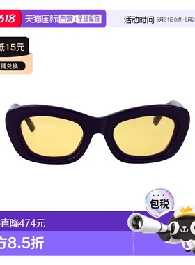 1h可退 香港直邮The Attico 女士 紫色醋纤太阳眼镜 ATTICO63SUNC