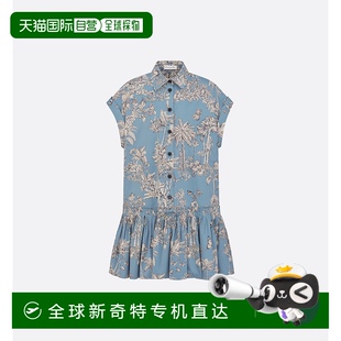 衬衫 欧洲直邮Dior 短款 迪奥 裙真丝连衣裙 Dioriviera