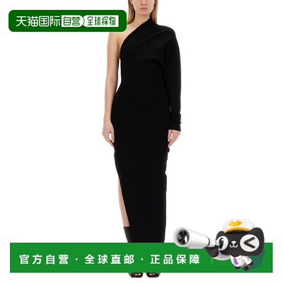 1h可退 香港直邮RICK OWENS 女士连衣裙 RP01D2676KST09 CO 黑色