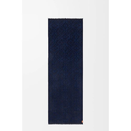 香港直邮LOEWE 男士围巾 FSA2S1SW045110NAVYBLUE AW2026