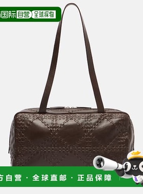 1h可退 香港直邮The Row 女士 Astra 皮革肩包 brown棕色 舒适时