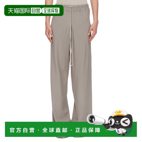 香港直邮RICK OWENS 女士休闲裤 RP02F5304HY48 AW2026 灰色