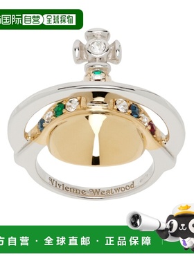 1h可退 香港直邮Vivienne Westwood Solid Orb 戒指 6404017P01P6