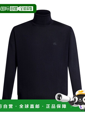 欧洲直邮ETRO 男士针织毛衣MRKF0067AL257B0665羊毛高领长袖