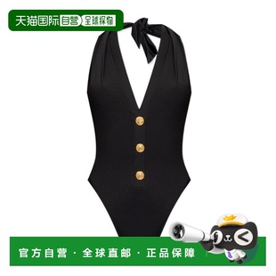 香港直邮Balmain BKBUY1940 V领连体泳衣