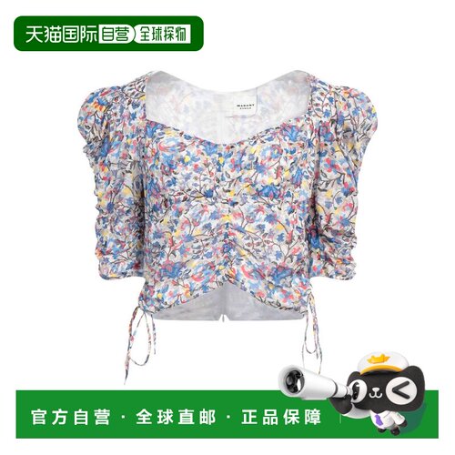 香港直邮ISABEL MARANT 女士 上衣 blue蓝色 舒适时尚