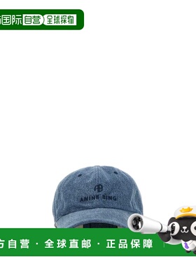 1h可退 香港直邮ANINE BING 女士 Jeremy 牛仔棒球帽 A1211407