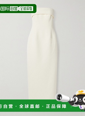 香港直邮EMILIA WICKSTEAD 女士 Keeley 无肩带泡泡纱长款连衣裙