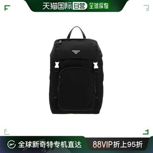 香港直邮Prada 徽标双肩包 99新未使用 2VZ1352DMGVHOL