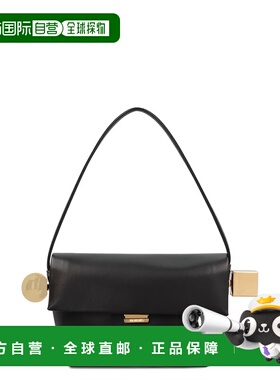 1h可退 香港直邮Jacquemus 女士 ROND CARRÉ 皮革斜挎包 24HBAW00