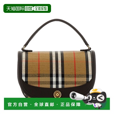 香港直邮Burberry 巴宝莉 女士 Highlands 格紋斜背包 8112160