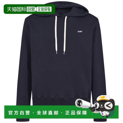 香港直邮AUTRY 男士针织衫 HOPMA2JB AW2025 黑色 Blue Hoodie Wi