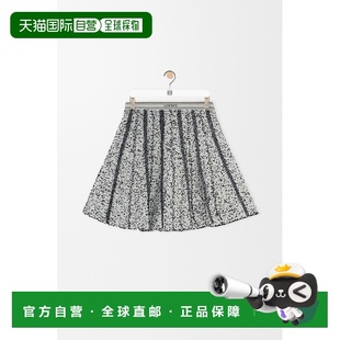 黑色羊毛弹力腰头半身 女士白色 自营1h可退 欧洲直邮Loewe罗意威