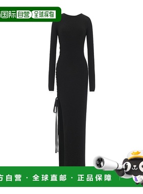 香港直邮Saint Laurent 长袖羊毛连衣裙 756838Y76FL