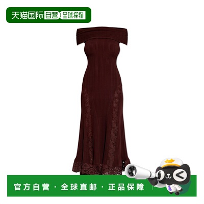 1h可退 香港直邮SELF-PORTRAIT 女士连衣裙 SS26089MBU0BURGUNDY