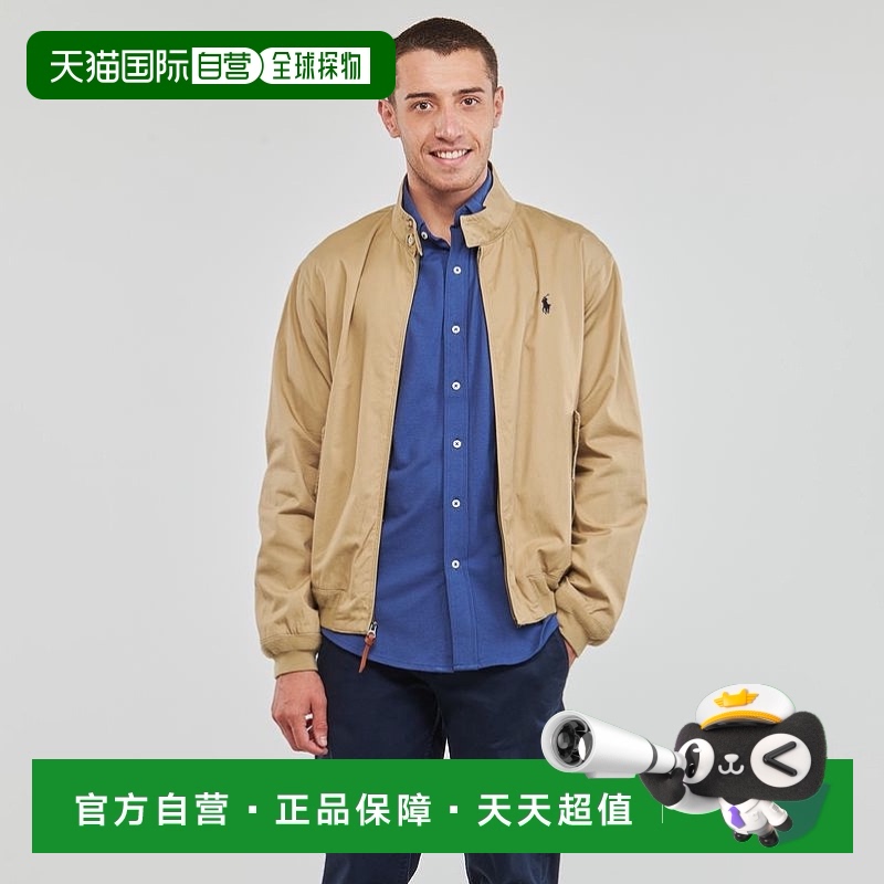 欧洲直邮拉夫劳伦男士立领拉链夹克衫外套时尚百搭日常休闲舒适