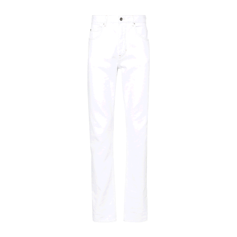 香港直邮Isabel Marant 腰带环牛仔长裤牛仔裤 PA0070HAB1G02H