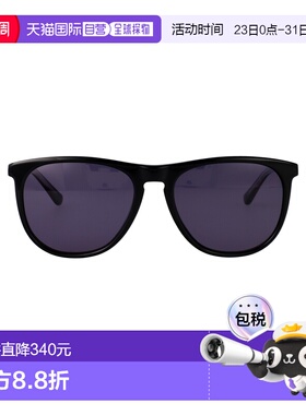 1h可退 香港直邮Calvin Klein 卡尔文 克莱恩 男士 黑色醋纤太阳