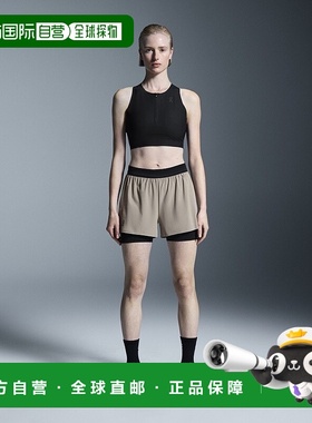 自营欧洲直邮On昂跑 Race系列女士黑色再生聚酯纤维反光标识竞赛