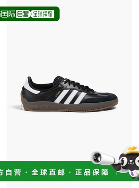 香港直邮Adidas 男士 Puig Samba 皮质绒面革运动鞋 JP5659CBLACK