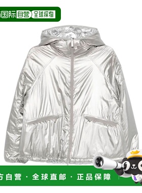 1h可退 香港直邮HERNO LAMINAR 女士 SHIELD LAMINAR 金属感连帽