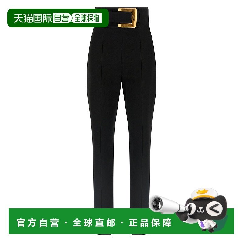 1h可退 香港直邮Balmain 巴尔曼 女士 束腰彈性褲 GF1PL024JL05