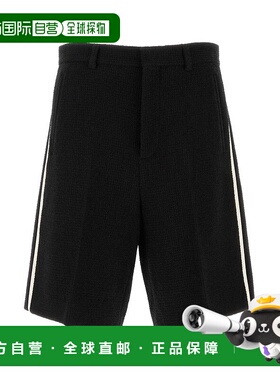 香港直邮Gucci 古驰 男士 条纹短裤 810615Z7AF0 black黑色 舒适