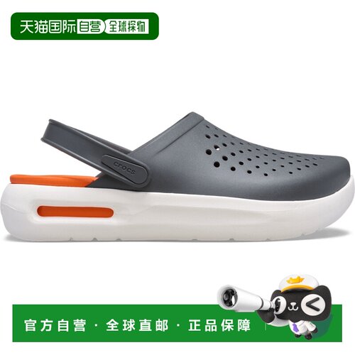 自营欧洲直邮Crocs卡骆驰 LiteRide男女同款板岩灰树脂洞洞鞋