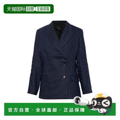 香港直邮Anine Bing 女士外套 A0112103STR250NAVYPINSTRIPE