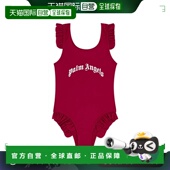 徽标荷叶边泳衣童装 1h可退 棕榈天使 女童 香港直邮Palm Angels