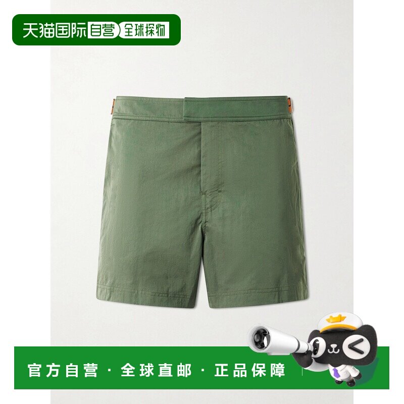 1h可退 香港直邮zegna 杰尼亚 男士 里约直筒中长泳裤 AHB10A3BHR