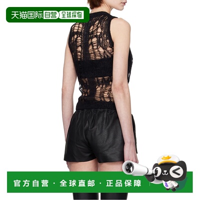 1h可退 香港直邮Rick Owens 镂空针织背心 RP01E7608KNETMH性感