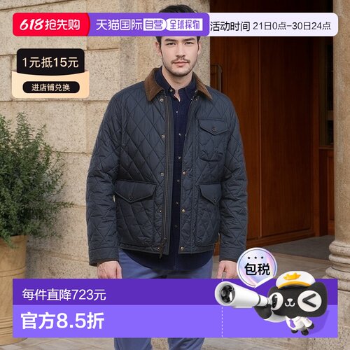 欧洲直邮Polo Ralph Lauren 拉夫劳伦 BEATON QUILTED JACKET 男