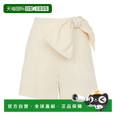 香港直邮Chloe 蝴蝶结细节短裤 C24SSH03130休闲裤