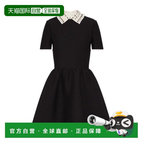 1h可退 香港直邮VALENTINO 女士连衣裙 WB3VAWL11CF0NA AW2022 黑