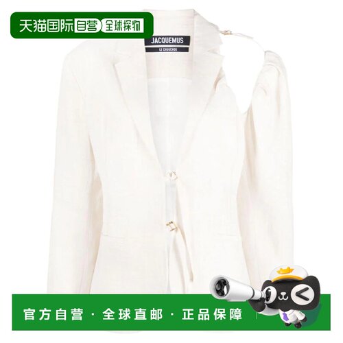 1h可退 香港直邮JACQUEMUS 女士夹克 233JA0401069OFFWHITE AW202