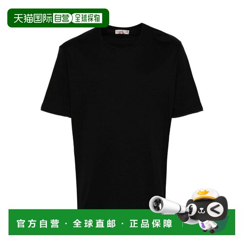 1h可退 香港直邮HERNO 男士T恤 JG00031UR520529300 CO 黑色 T-SH