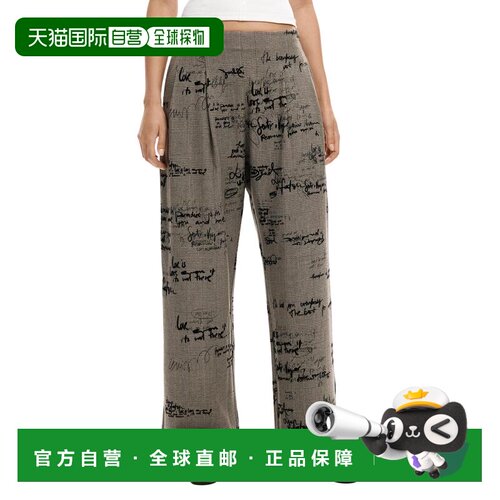 欧洲直邮DESIGUAL 女士正装裤 26SWPW392007 SS2026 灰色 PANT_TR
