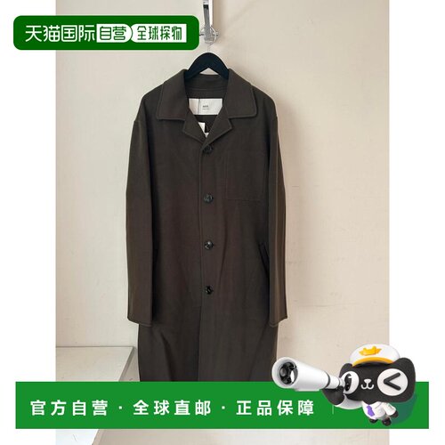 1h可退 香港直邮Ami Paris 男士大衣 UCO004WV0022221 SS2025 军