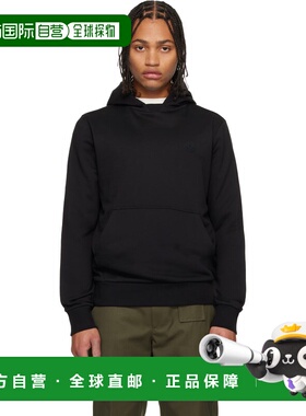 1h可退 香港直邮Moncler 盟可睐 男士 黑色 Tonal Back Logo Cott