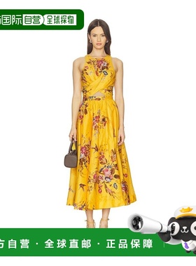 1h可退 香港直邮ZIMMERMANN 女士 Patience 中长连衣裙 6460DRS26