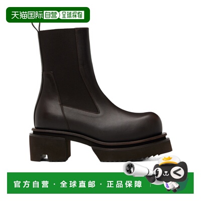 1h可退 Rick Owens 圆头切尔西靴 RU01F2832LOO短靴