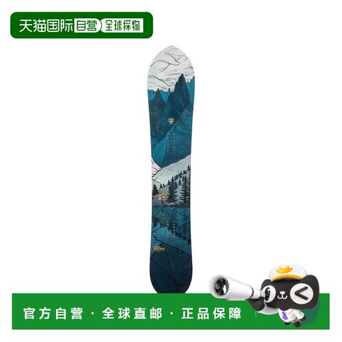 自营欧洲直邮Rossignol XV男士渐变蓝色白杨木自由式滑雪板