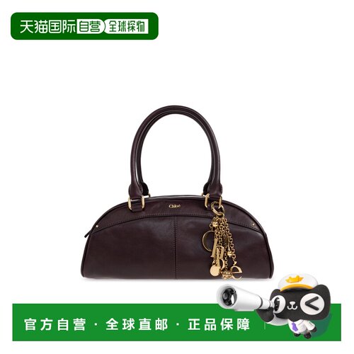 香港直邮CHLOÉ 女士手提包 CH26SS955Q8655H SS2026 驼色 拉链单